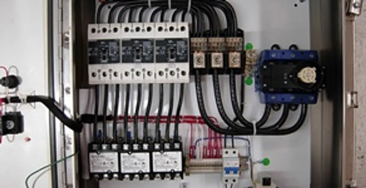 Electrical panel installation with organized circuit breakers and wiring in Miami, FL
