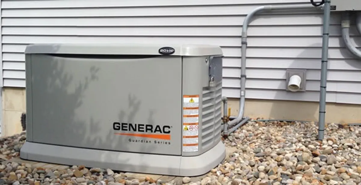 generator installation service featuring outdoor standby generator setup by licensed electricians in Miami, FL