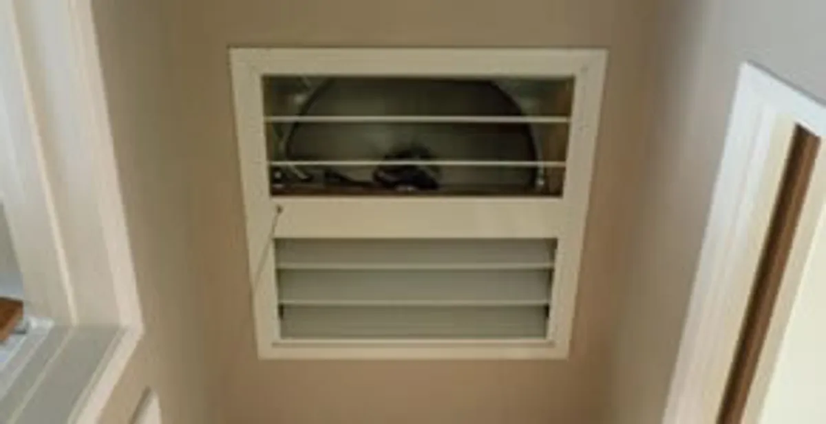 whole house fan installation services with ceiling-mounted ventilation system in Miami, FL